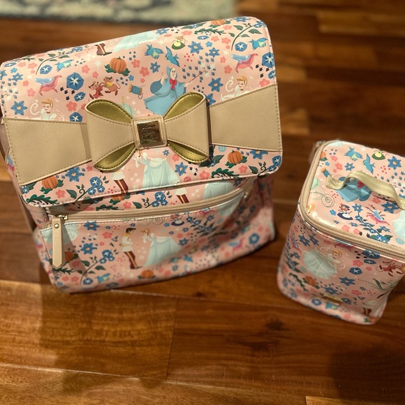 Disney Princess Pink Backpack and Lunchbox Set - Picture 1 of 4